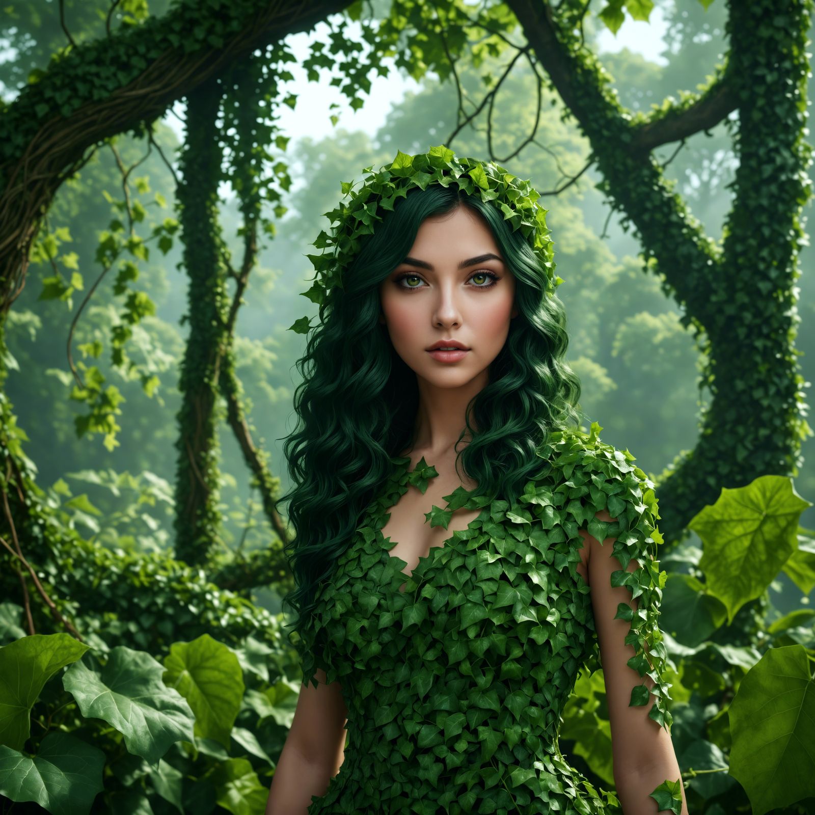 Poison Ivy the Swamp Thing - AI Generated Artwork - NightCafe Creator