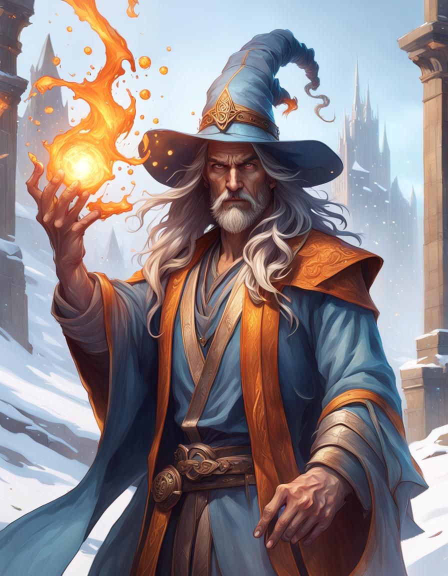 A Sorcerer for all seasons - AI Generated Artwork - NightCafe Creator