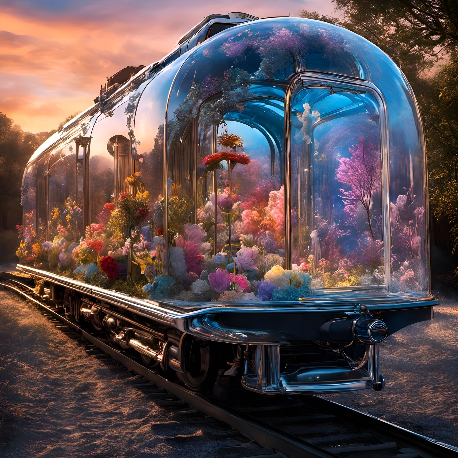 A train to a better world 🌸