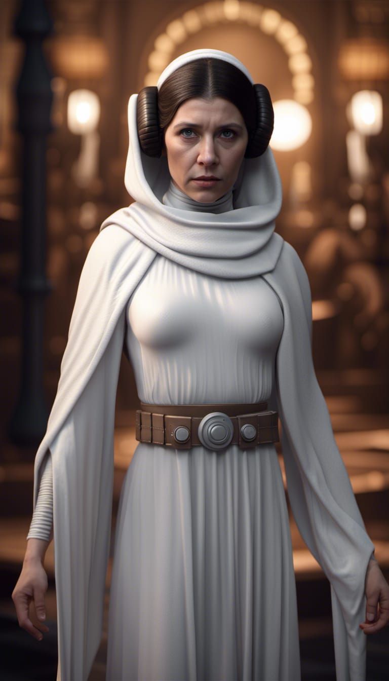 Princess Leia - AI Generated Artwork - NightCafe Creator