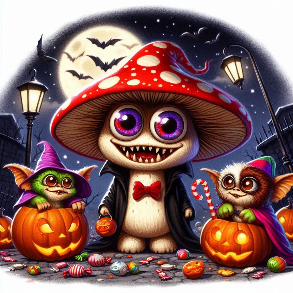 Crazy mushroom and Gremlins