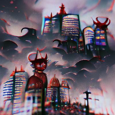 A city made of demons