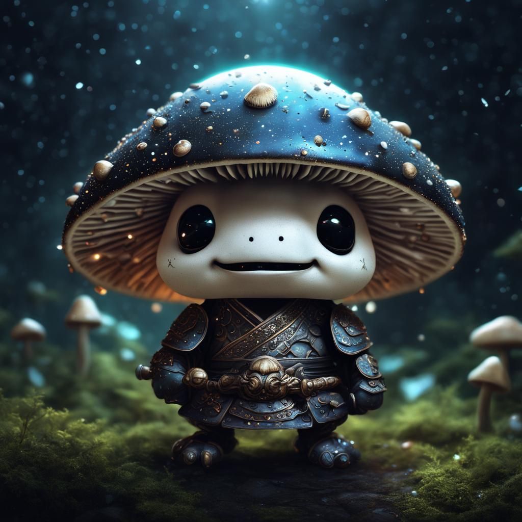 Mushroom samurai 🏯 - AI Generated Artwork - NightCafe Creator