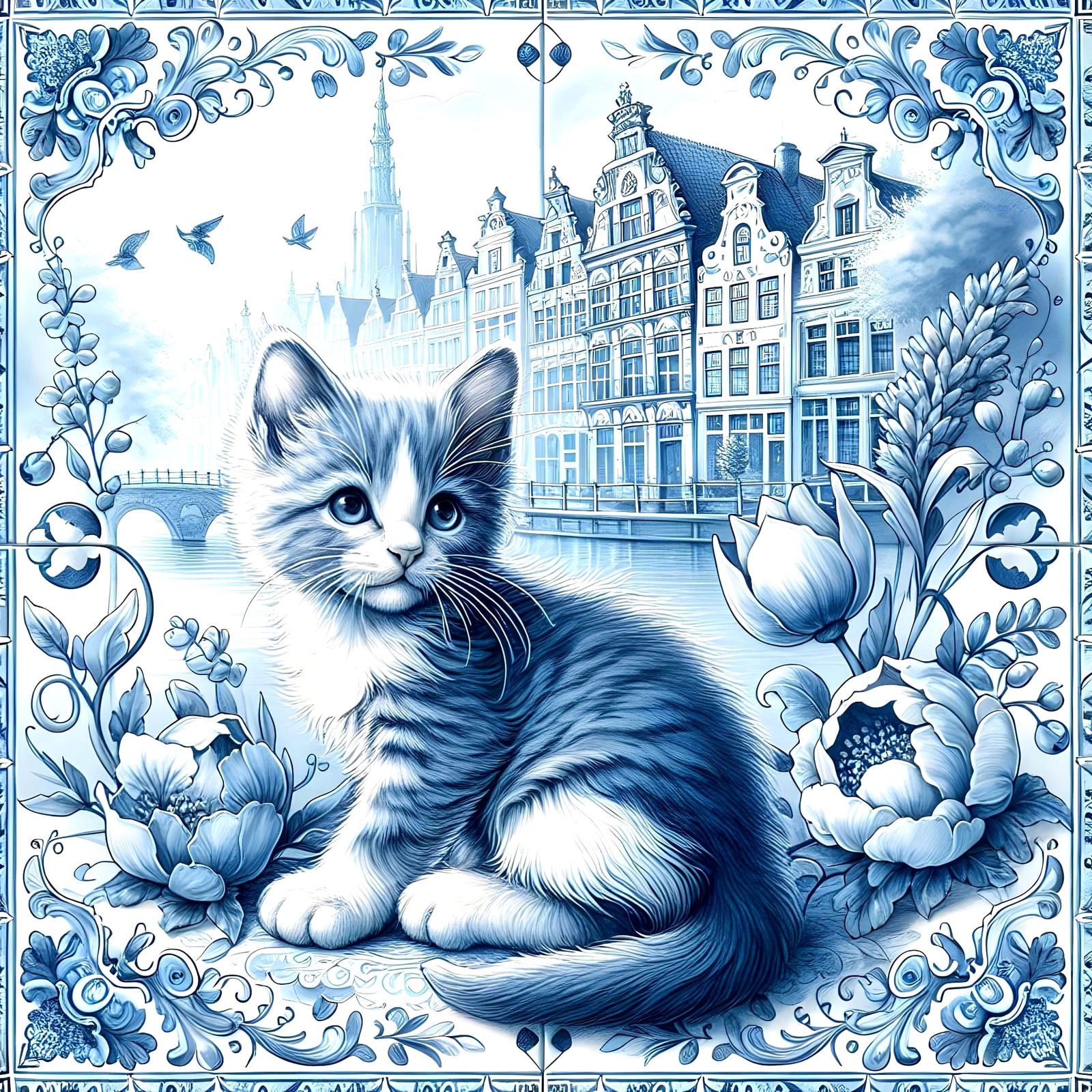 Delft Kitten