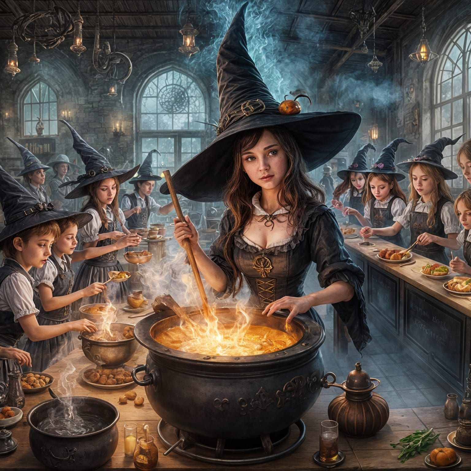 Cooking class for witches  by @Oreva