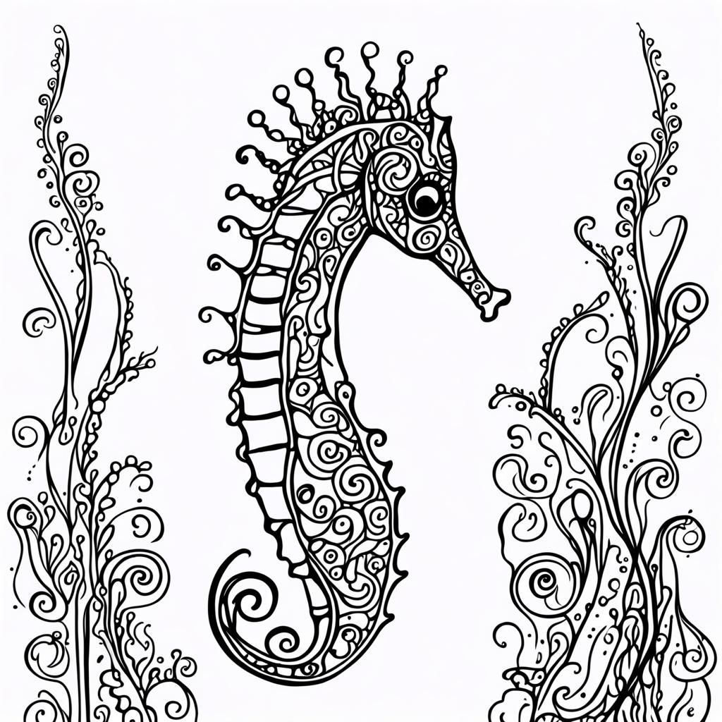 Hippocampe  by @Raphaelle