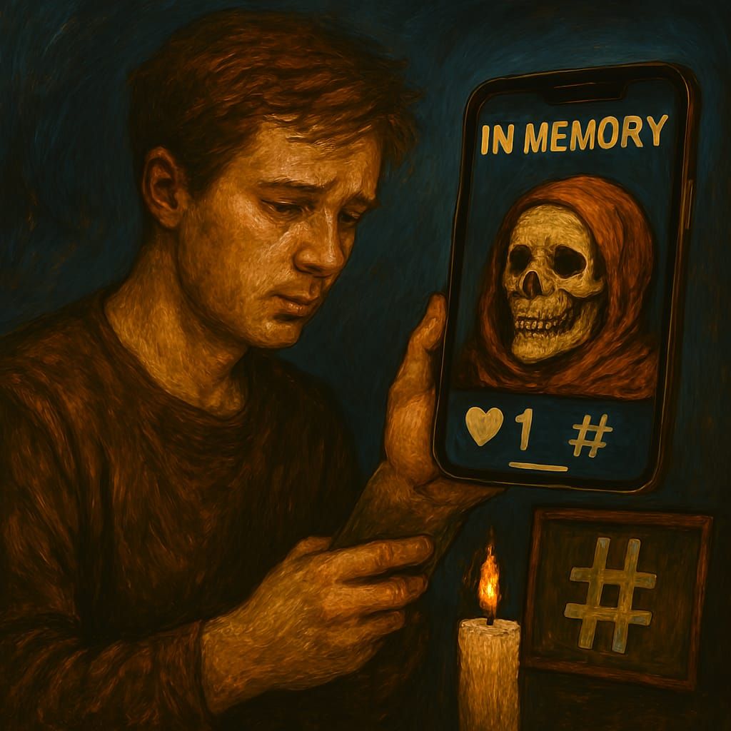 The dead resist absorption, pressing their quiet claim in th...