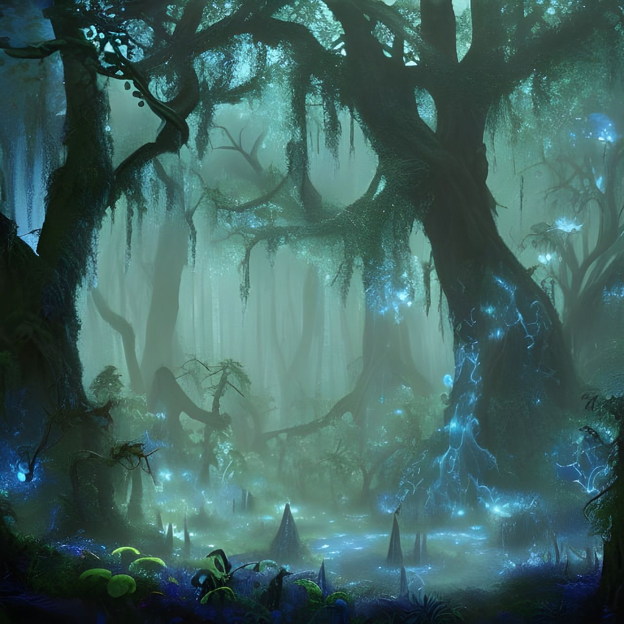 "I am a forest, & a night of dark trees... " —  Friedrich Nietzsche  by @Asmodina_Devruhadabra