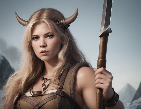 Female Viking/ Barbarian   
  by @Tinker