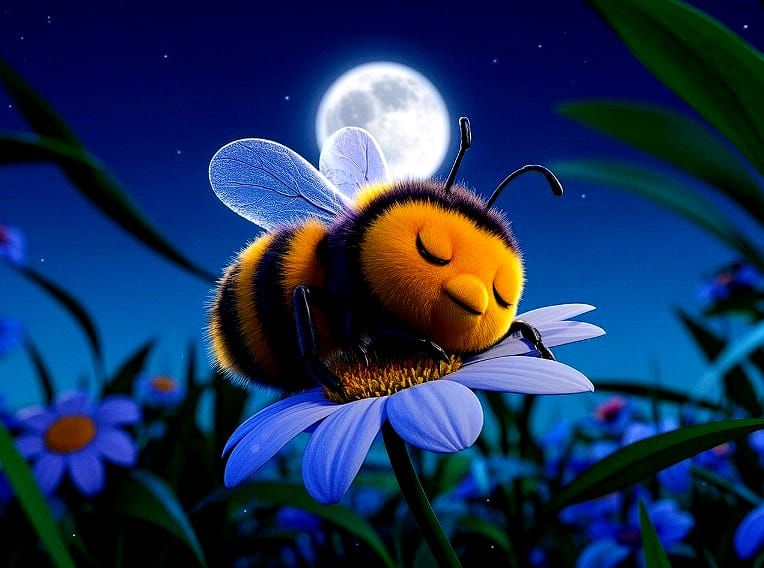 6/28/2025-Entry 3 Sleepy Bumblebee Art By Archangel Tara