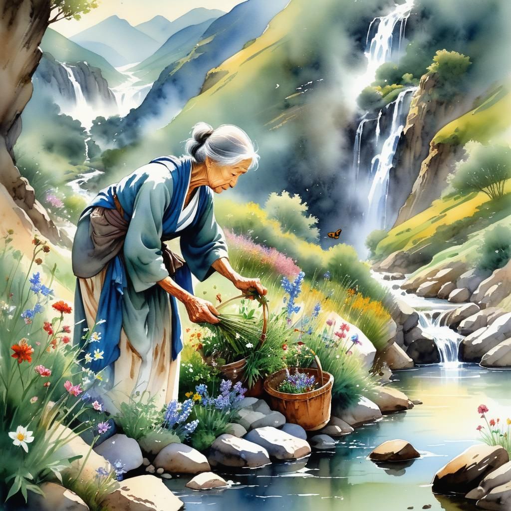Crop of herbs – AI Generated Artwork – NightCafe Creator