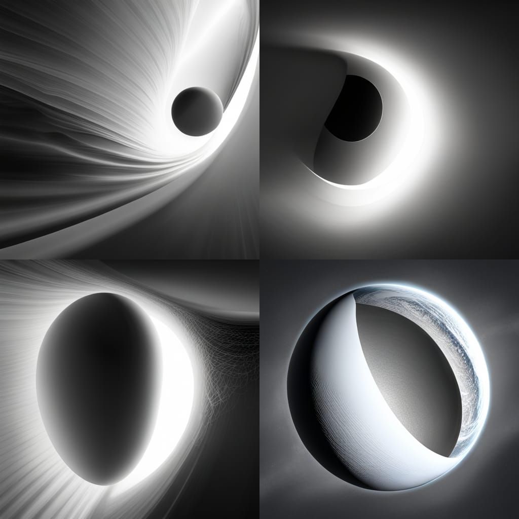 an ocean planet orbiting a supermassive blackhole by Greg Ru...