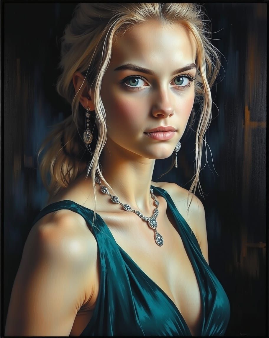 Elegant lady portrait