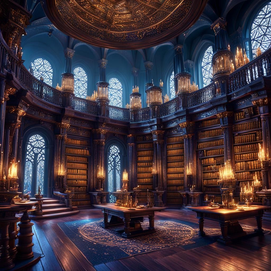 The Mythical Akashic Library :)  by @JessTD