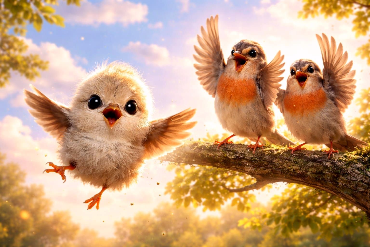 First Flight  by @Hallkatla