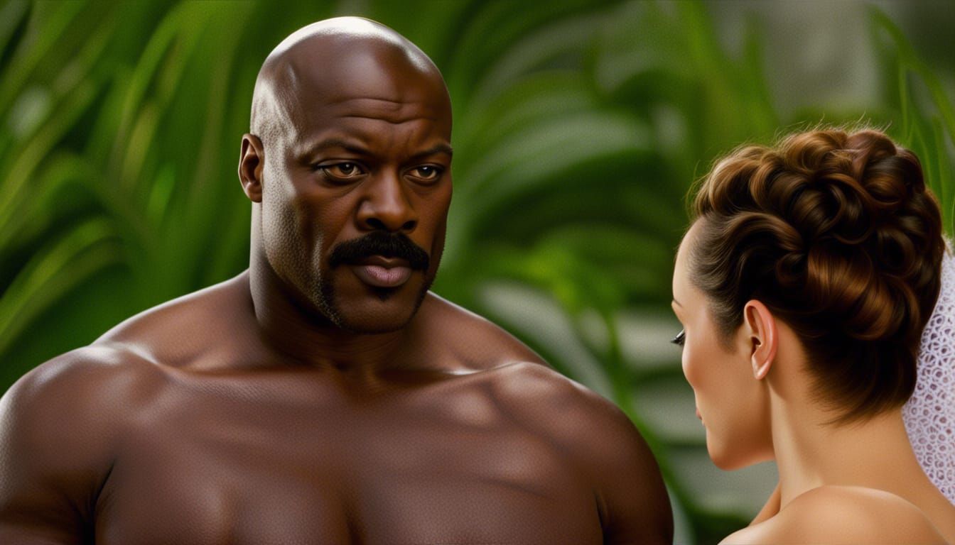 Lexington Steele Talking To Alyssa Milano Ai Generated Artwork Nightcafe Creator