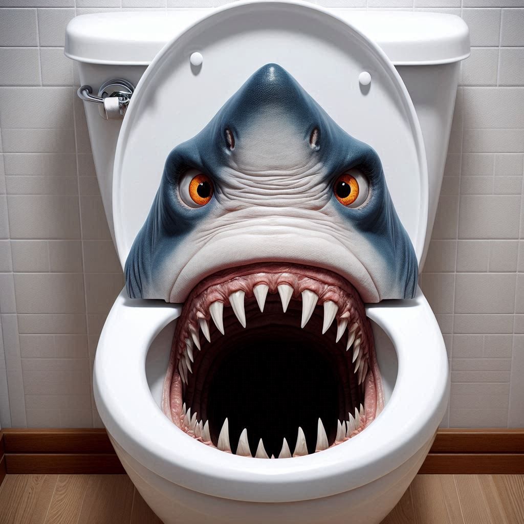 the horror toilet lol ..keep smiling