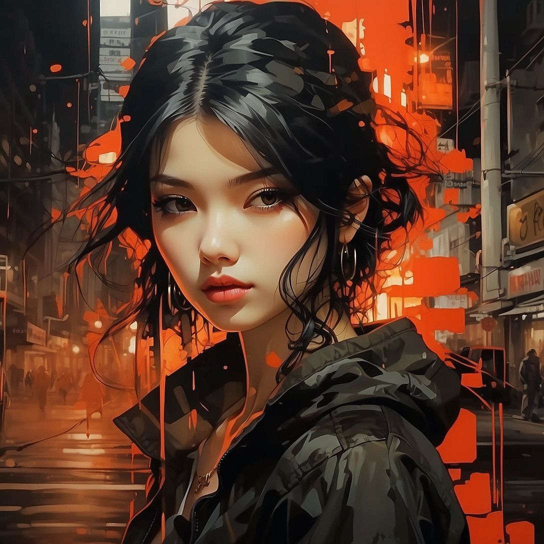 Double exposure portrait