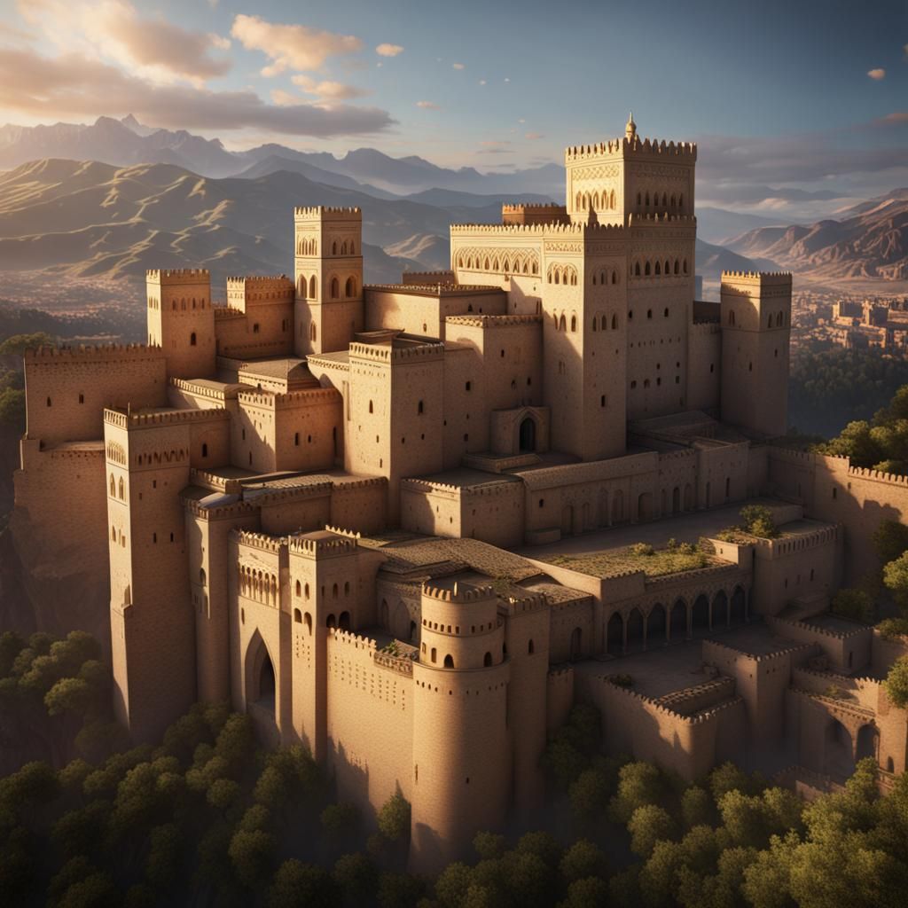 The Alhambra Palace And Fortress Complex AI Generated Artwork   EP1nSnvlf5FpCKPIcZaD  1  Iouut 