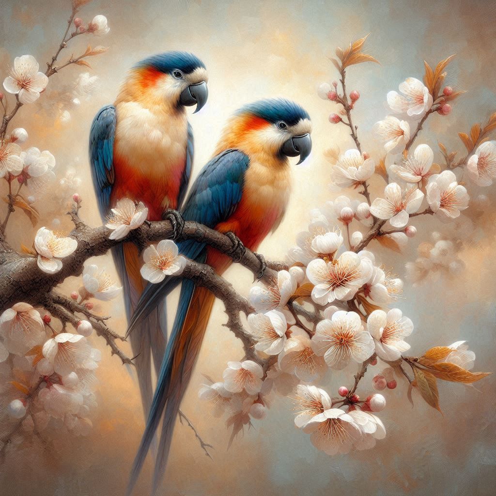 The Twins Parrots 😁😁👍