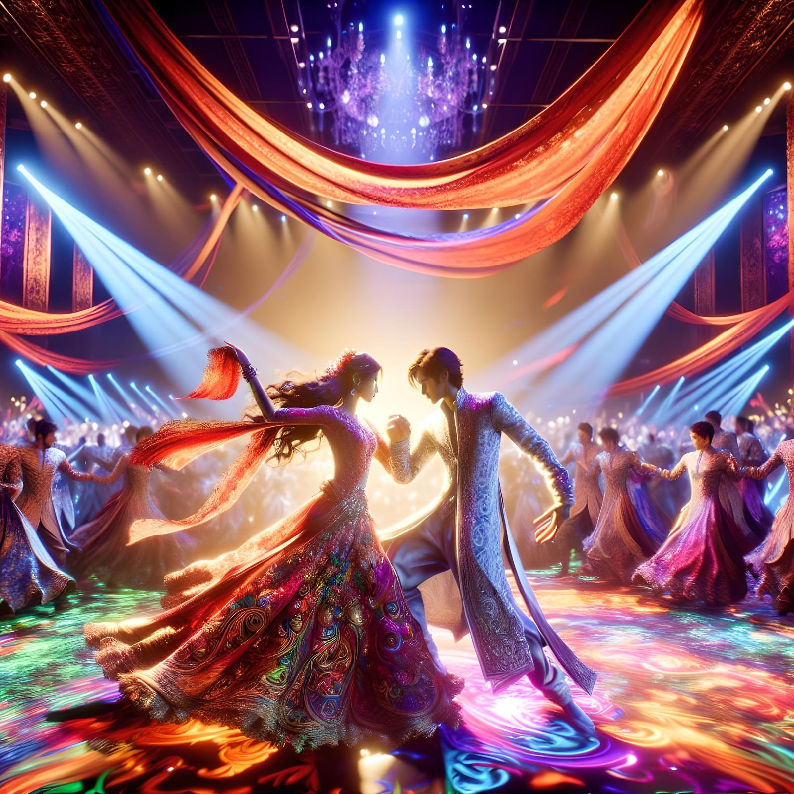 Bollywood dance scene