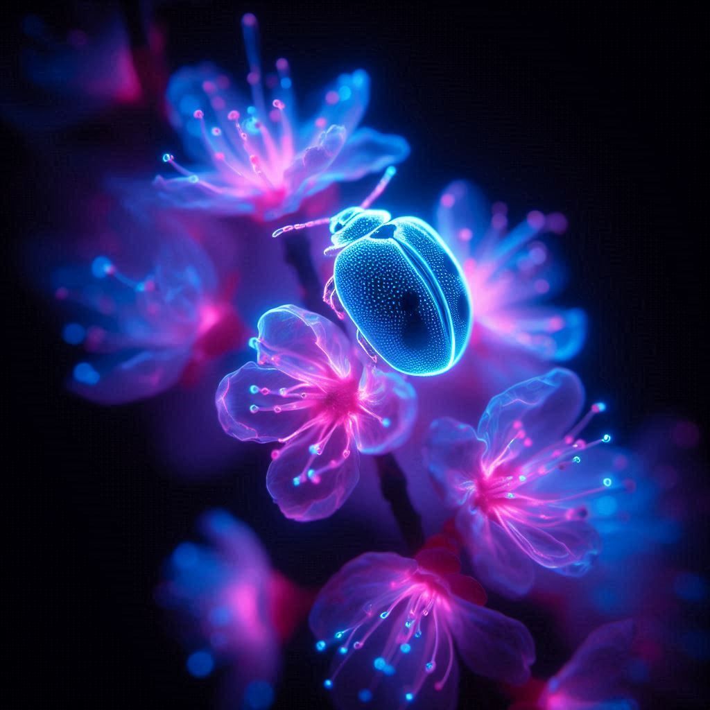 Luminescent beetle
