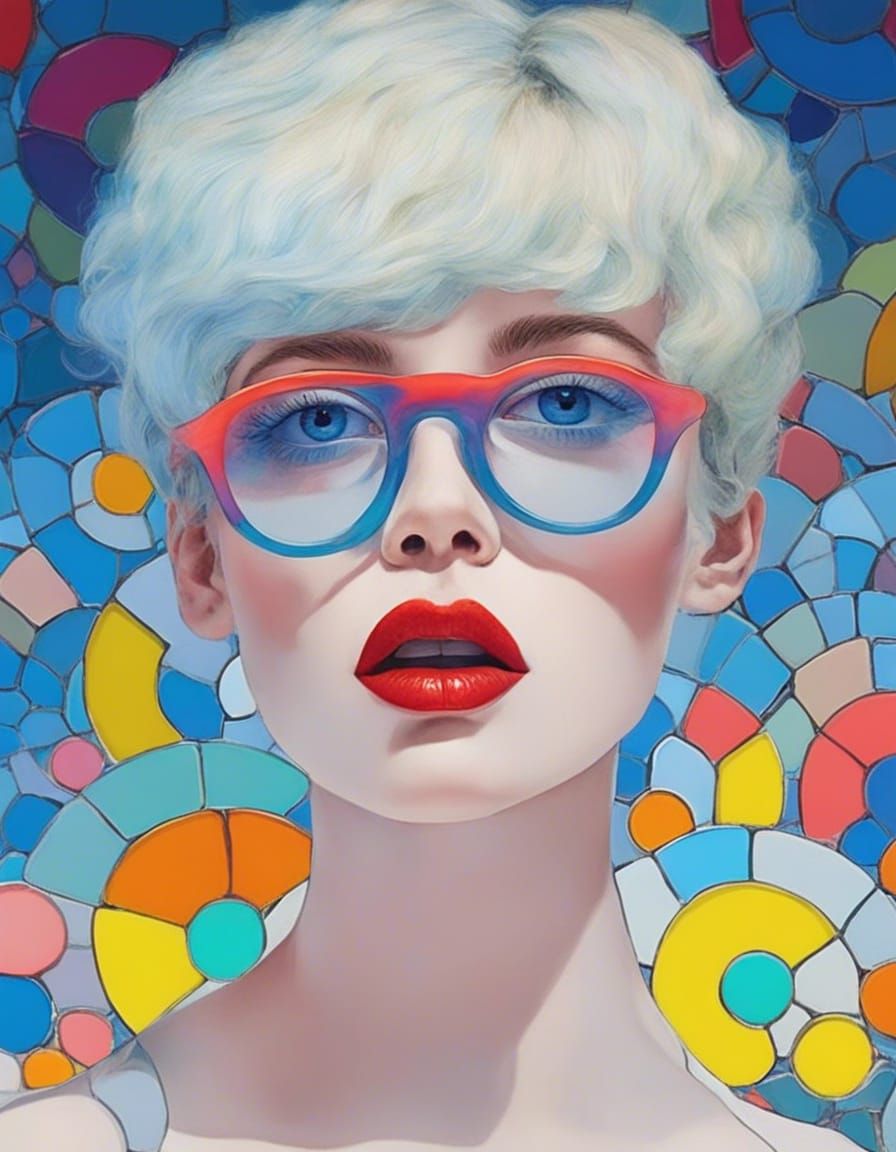 Pastel Mondrian Colors