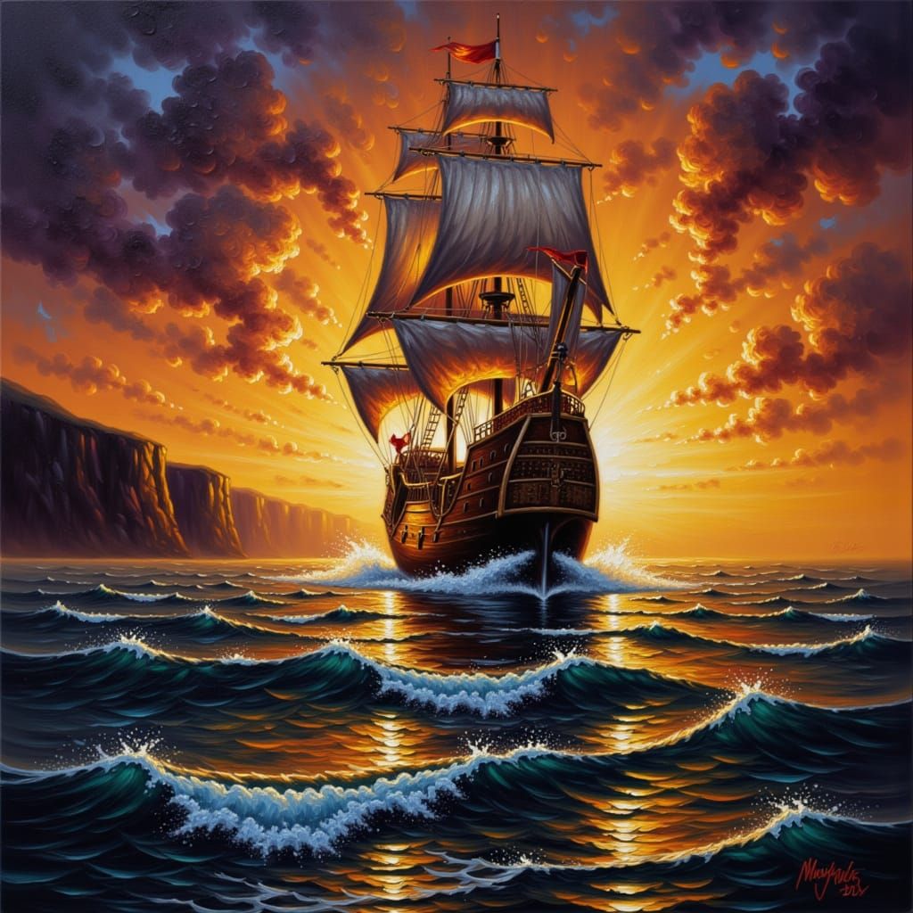 Sailing into the Sunset