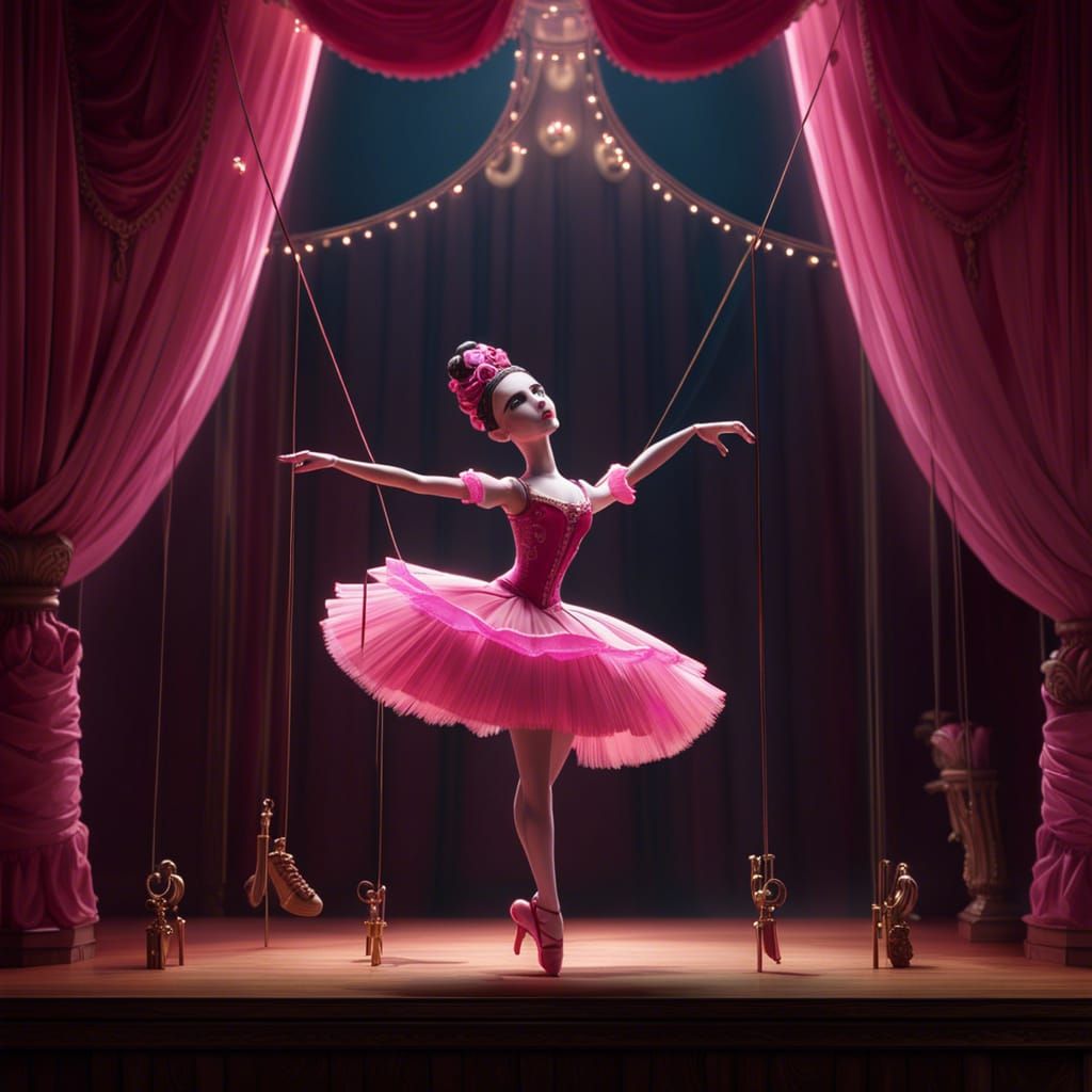 a stringed puppet AI Generated Artwork NightCafe Creator