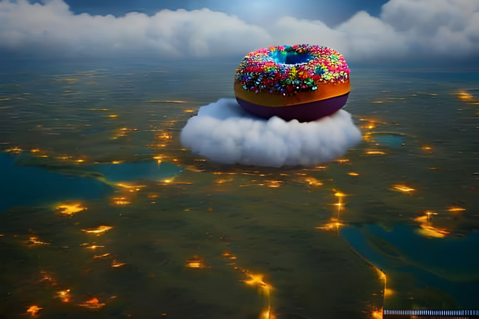 The Largest donut In The Universe - AI Generated Artwork - NightCafe ...