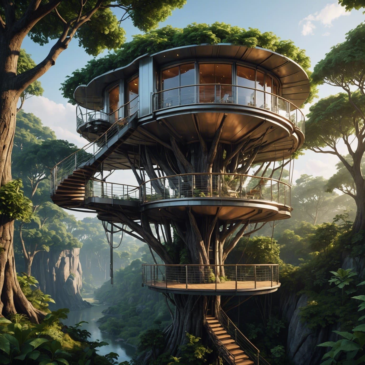 The treehouse of the future   by @Rachel and Sarah 