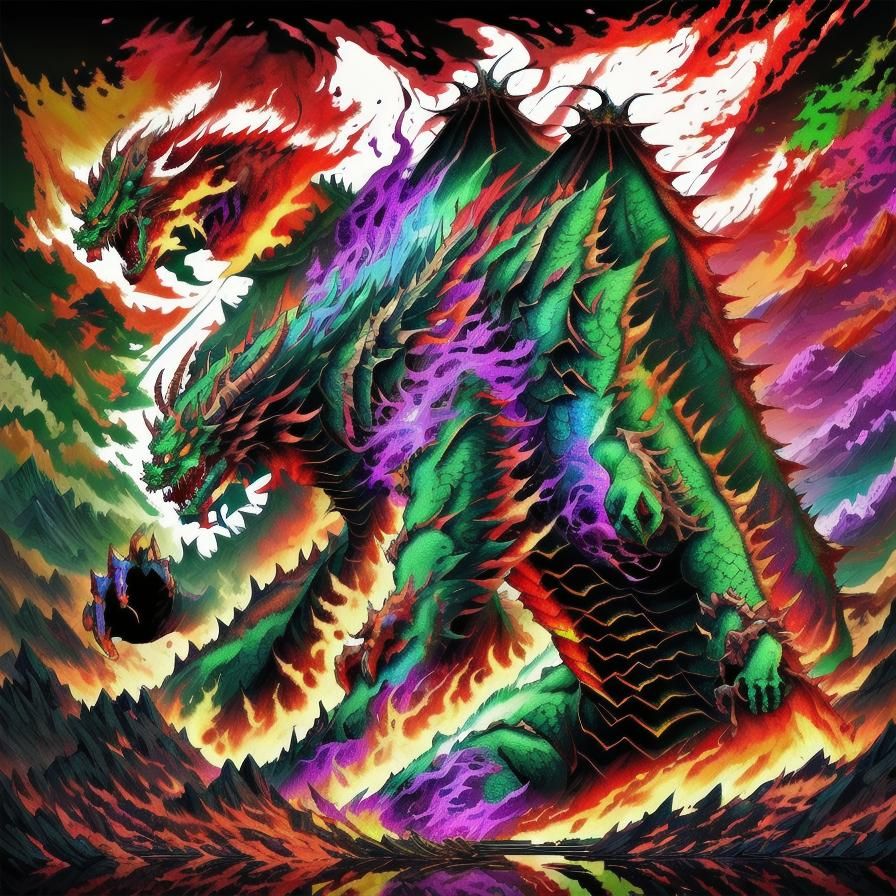 Gigantic dusty skeletal savage dragon beast, final boss, old dusted memento, intricately detailed eldritch art, holographic hyperdetailed ma...