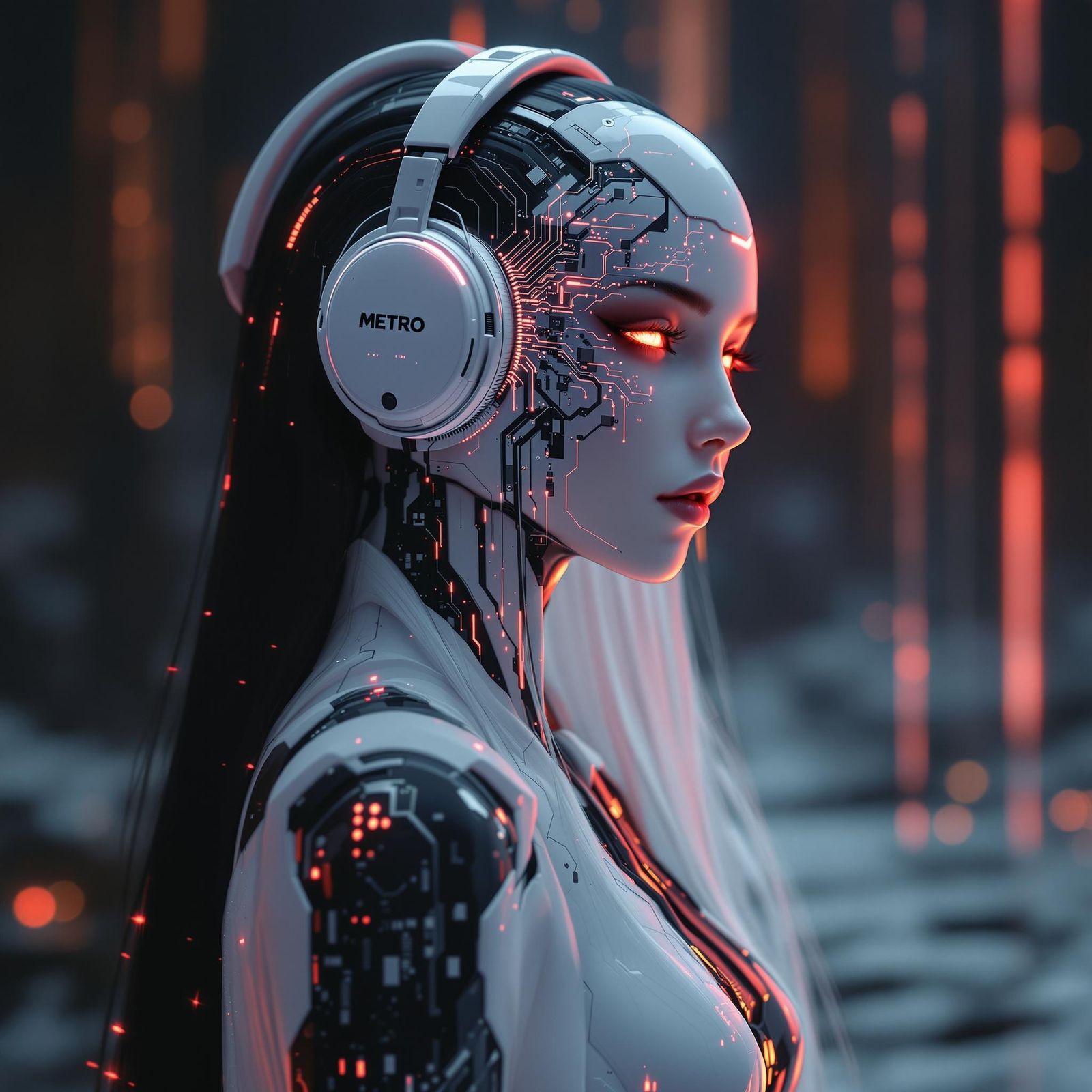 [Yari] Cute android girl with METRO (v1.04) headphones