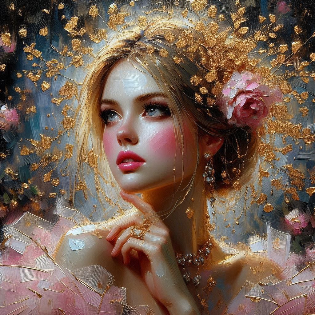 Of Gold and a Pink Rose