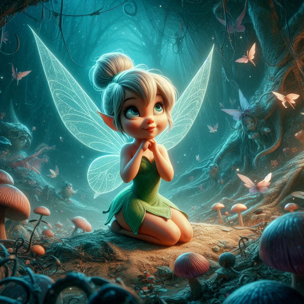 double exposure beautiful fantasy DALL-E 3 portrait landscap...