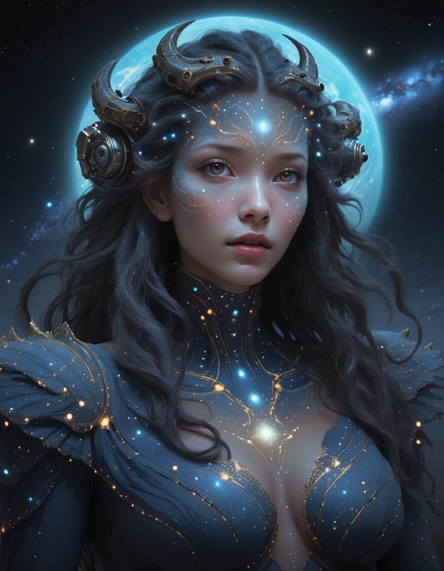 Cosmic Desert Nomad: A Sci-Fi Fusion