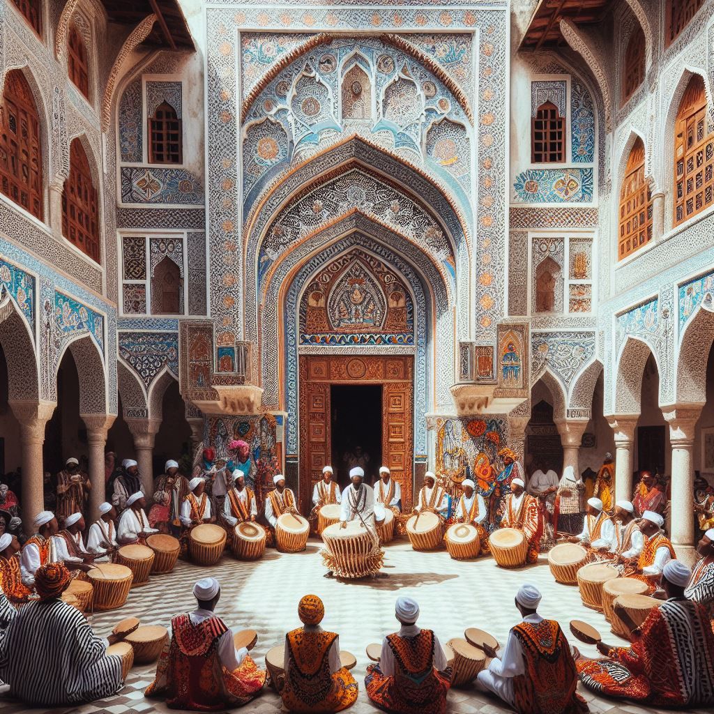 Zanzibar, the spice island, Swahili door dance