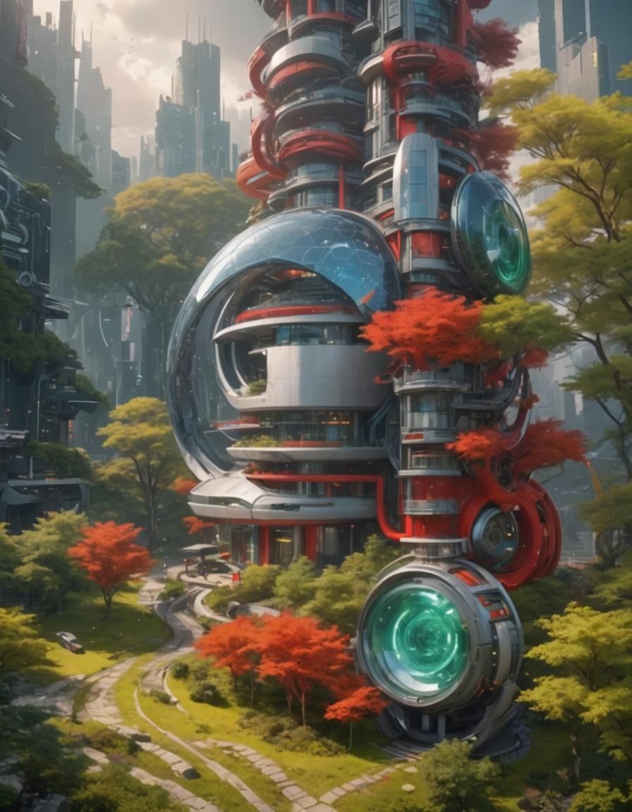 lemniscate neofuturistic look less technologically developed...