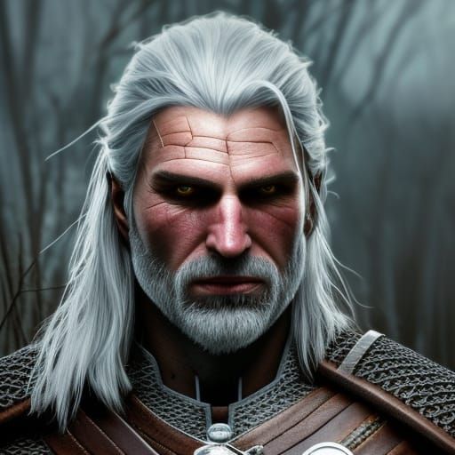 Geralt of Rivia  by @Shiverbone
