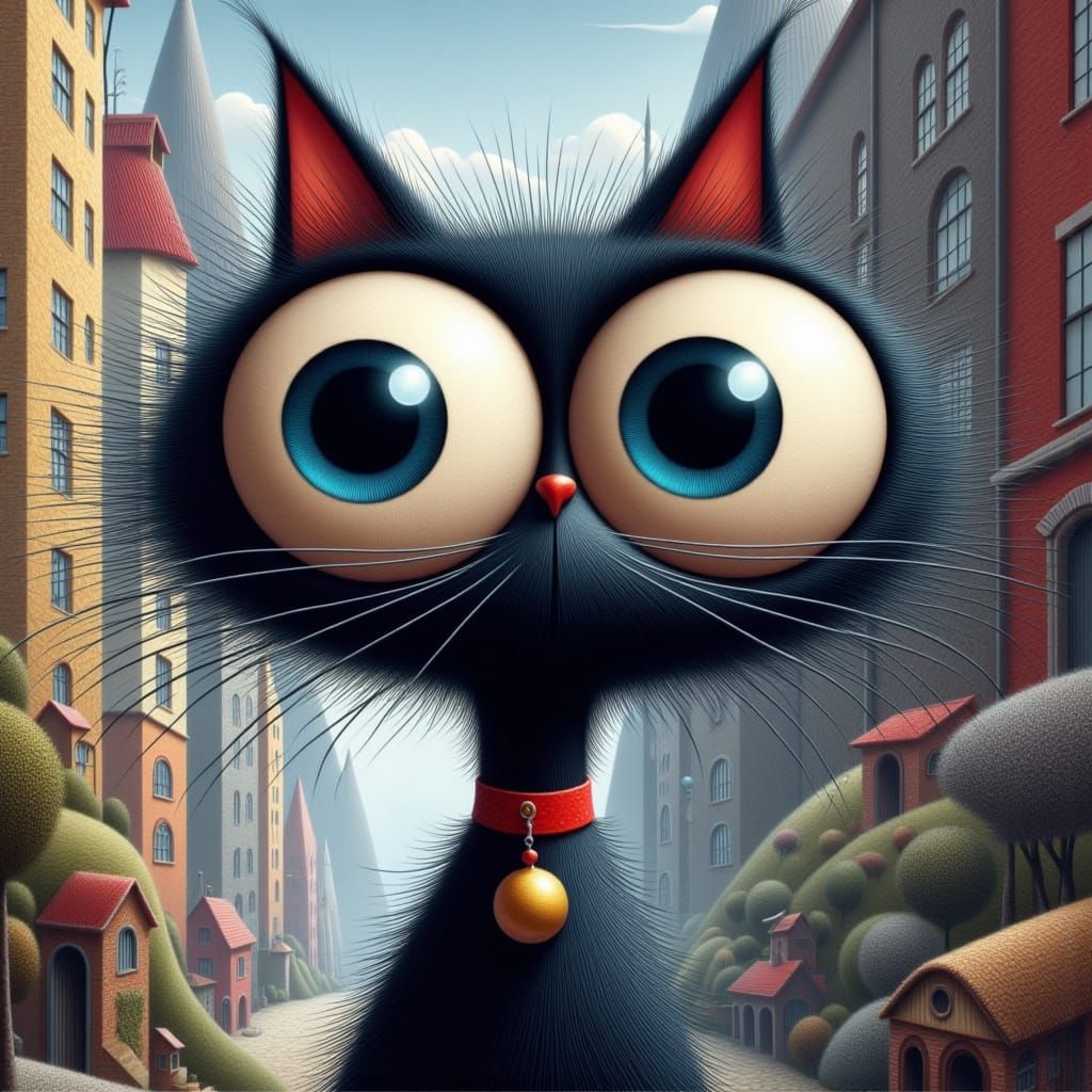 Alley Cat <lora:Whimsi-Cats:1.0>