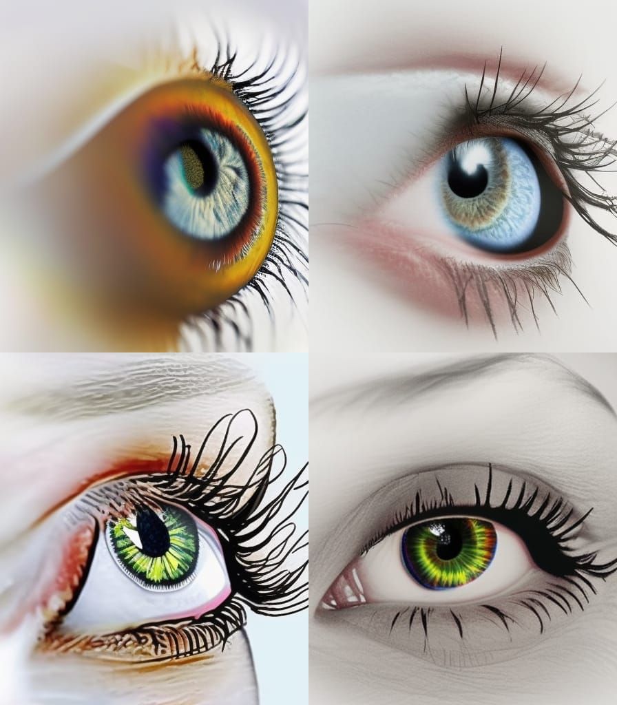 Eye of God, beautiful hyper-realistic eye