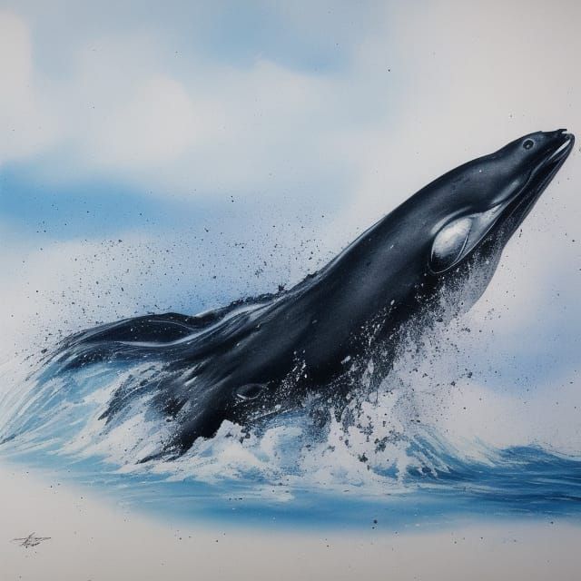 The whale - AI Generated Artwork - NightCafe Creator