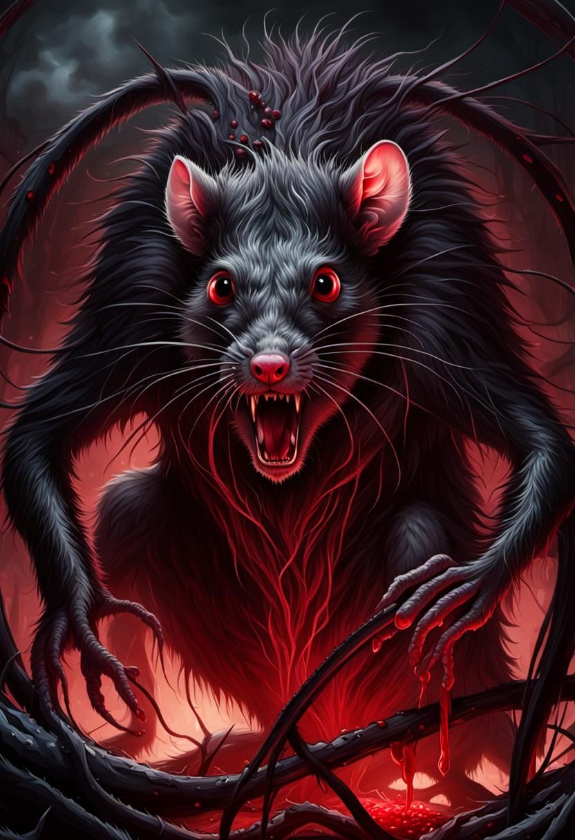 Creepy Rat - AI Generated Artwork - NightCafe Creator