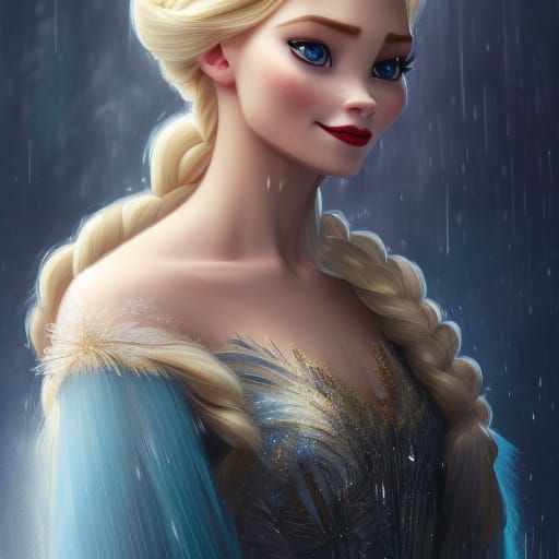 Queen Elsa - AI Generated Artwork - NightCafe Creator