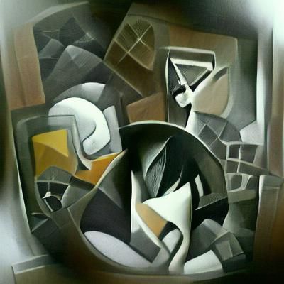 bland shades of black, grey and white abstract
