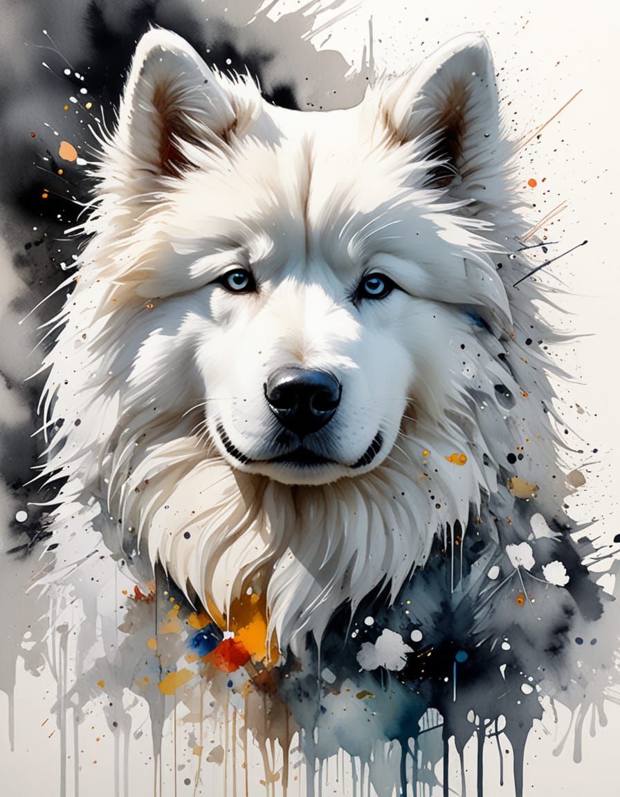 Samoyed  Masterpiece  by @Don Barbee