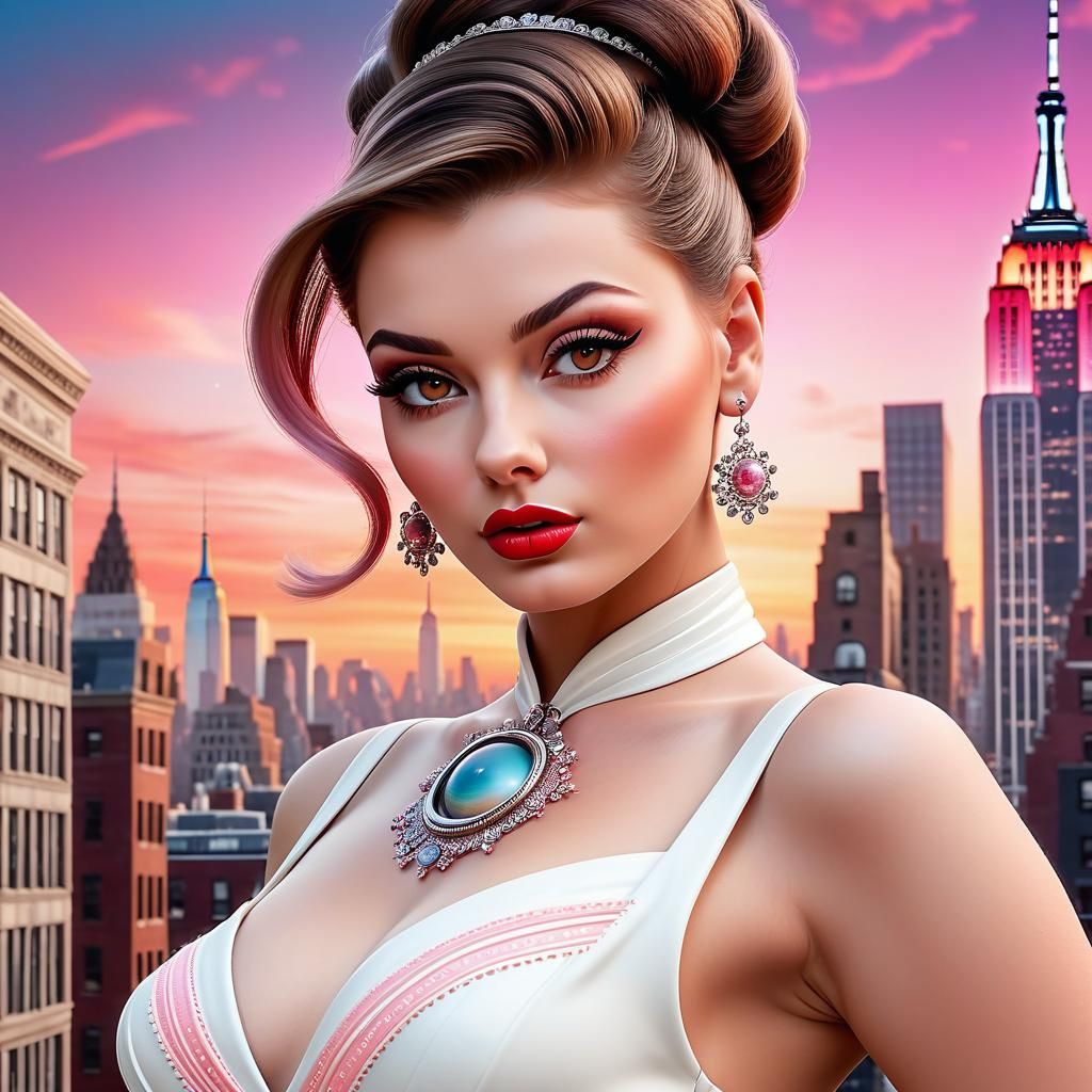 new-york-girl-ai-generated-artwork-nightcafe-creator