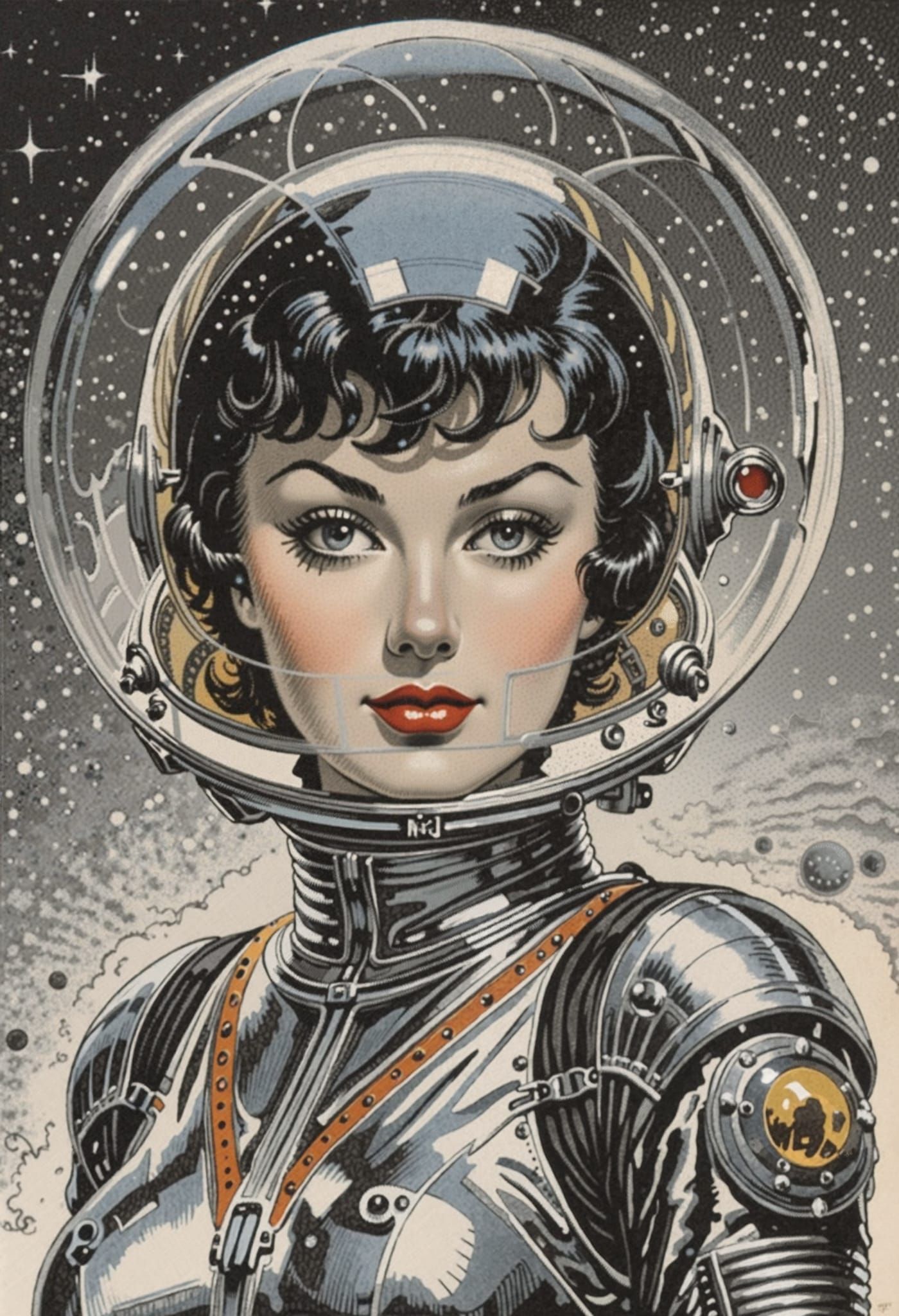 Retro Sci-Fi Portrait