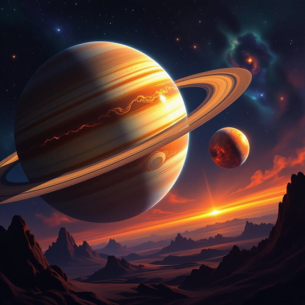 Planets eating each other