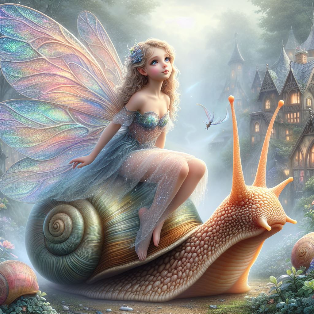 Fairy and snail